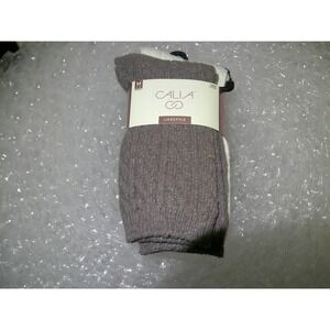 Calla Lifestyle Crew Socks 3-Pack Soft‎ Cozy Holiday Gift Medium